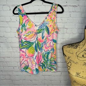 Lily Pulitzer tank top / shirt, size Small and multicolored